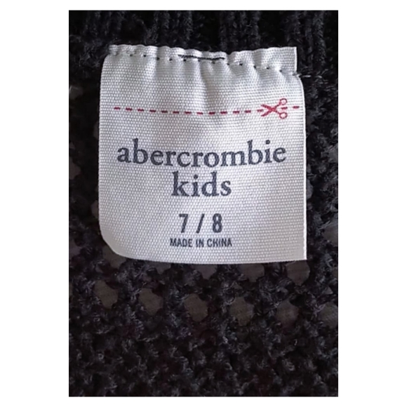 Abercrombie Kids Square Neck Sweater Tank - Black - 7/8 - Picture 5 of 5